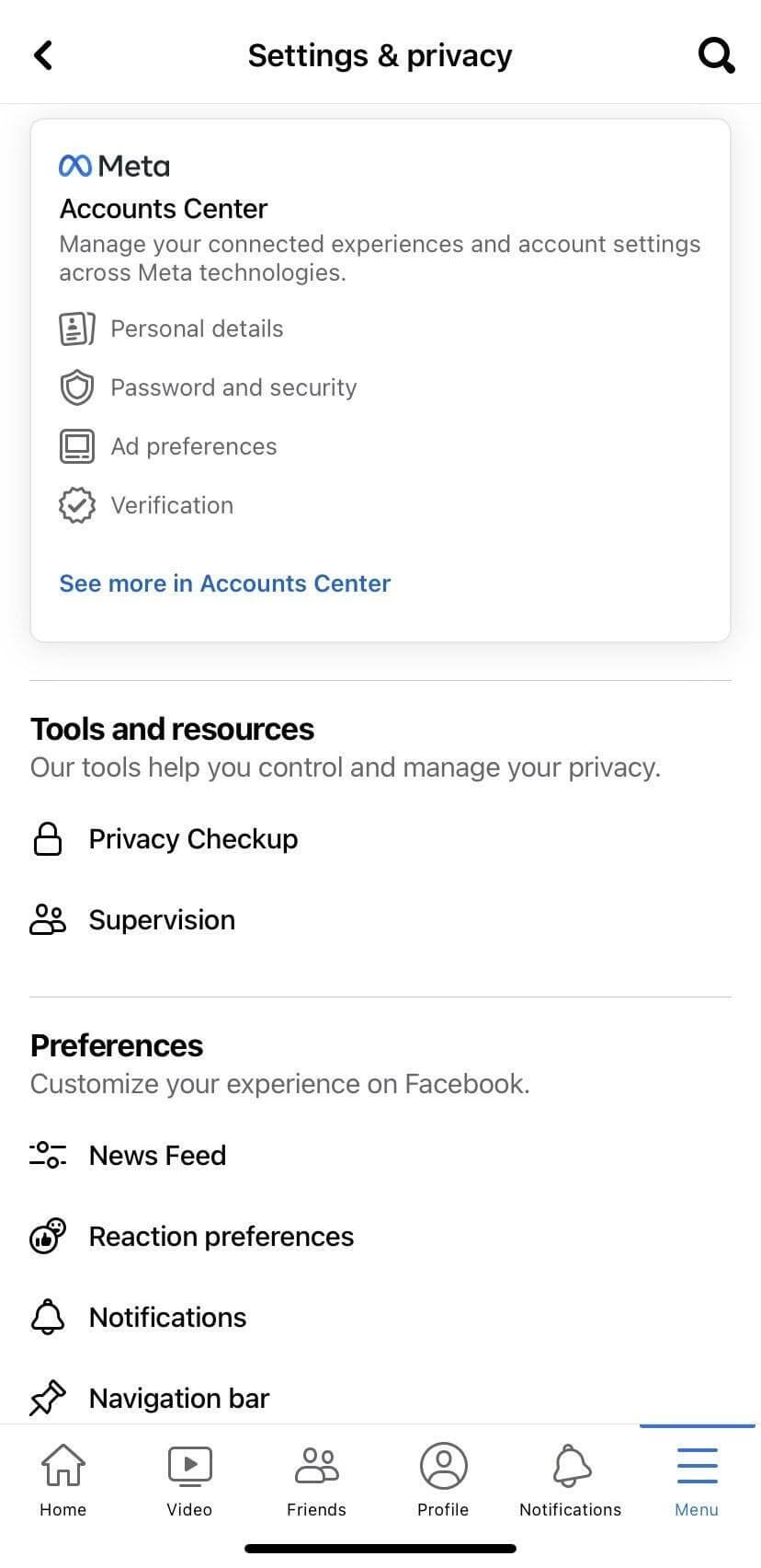 security settings facebook img3